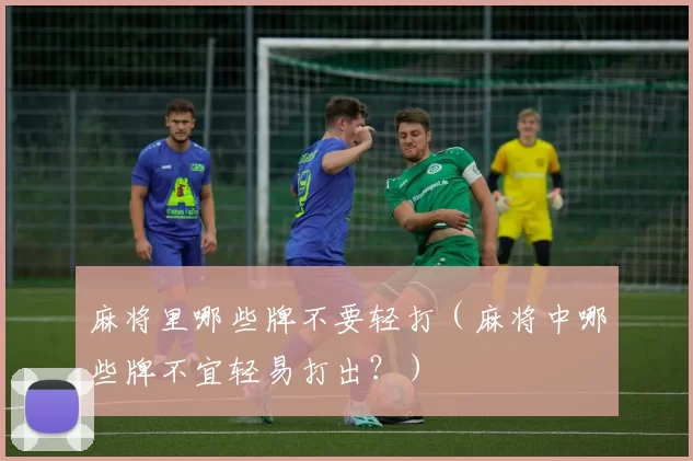 麻将里哪些牌不要轻打（麻将中哪些牌不宜轻易打出？）
